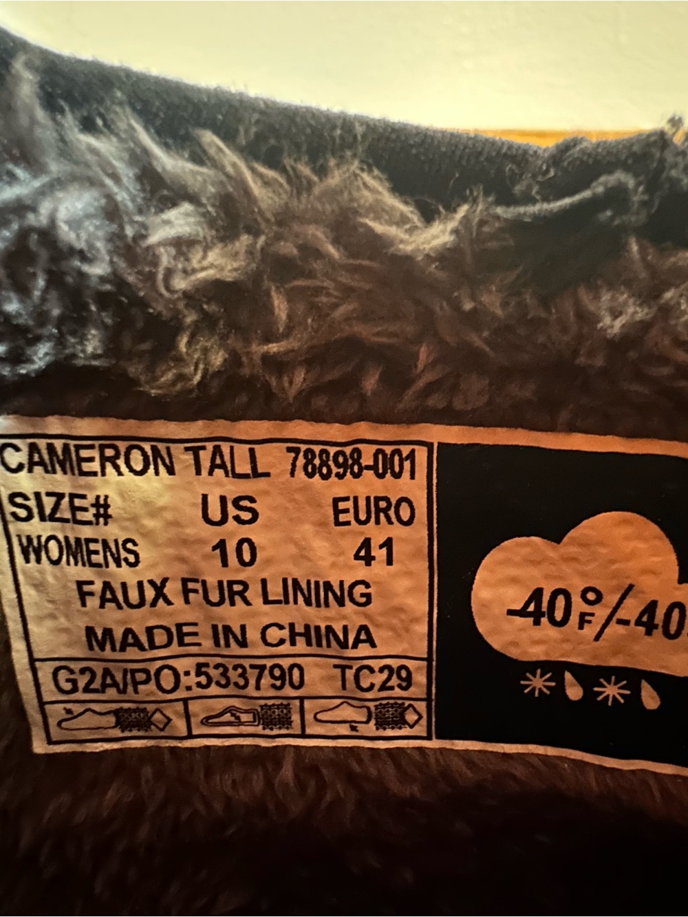 BOGS Cameron Tall Waterproof Pull-On Boots Black - Size 10 - Picture 7 of 8